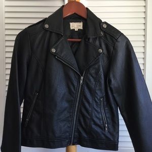 J. J Winter by J.J. Basics Faux Leather Jacket